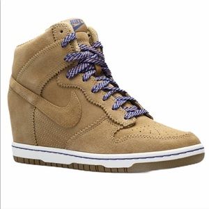 Nike Sky high dunk hidden wedge size 6.5